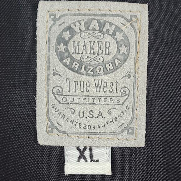 WAH Maker True West Paisley Women’s Vest Arizona Brown Tan XL Polyester - Picture 14 of 14